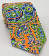 맥클스필드 모던 마더 프린트 실크 타이 MMPT-98